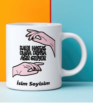 Komik - Esprili Kupa Bardak İSİM SOYİSİMLİ Tasarımlı Komik Kupa Bardak