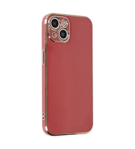 iPhone 14 Kılıf Volet Silikon - Kırmızı