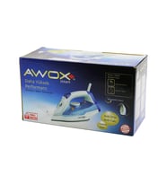 AWOX STEAM-1716 BUHARLI ÜTÜ SERAMİK TABAN 2600W 360 DERECE DÖNEBİLEN KABLO - 490ML ŞEFFAF SU TANKI (5680)