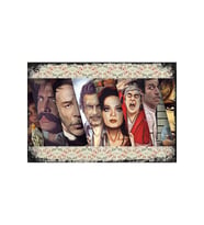 Yeşilçam Temalı Retro Ahşap Poster