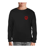 V for Vendetta - V logo Siyah Çocuk Sweatshirt