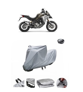 Ducati Multistrada 1200 Enduro  Su Geçirmez Motosiklet Brandası ARKA ÇANTA UYUMLU