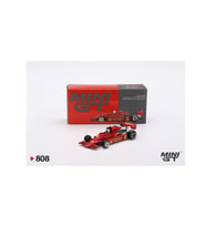 Mini GT 808 Lotus 78 Gunnar Nilsson 1977 Japanese GP 1/64 Model Araba (Çok Renkli)