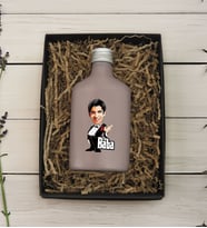 BK Gift Hediye Kutulu Kişiye Özel The Baba Karikatürlü Mat Gri Tasarım Cam Şişede 200 ml Kolonya-3, Babaya Hediye, Babalar Günü Hediyeleri, Hediyelik Baskılı Kolonya