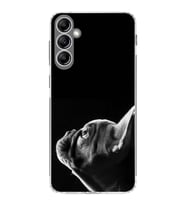 PrintiFy Samsung Galaxy A24 ile Uyumlu Köpek 1 Kamera Korumalı Şeffaf Kılıf