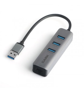 DARK DK-AC-USB332GL GIGABIT USB 3.0 ETHERNET+3X USB ÇOKLAYICI