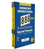 Tasarı DGS ALES Video Çözümlü 888 Sayısal Soru Bankası