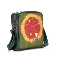 Küçük Prens Figürlü Büyük Postacı Kol Çantası Etnik Bohem Style - Yesil (Yeşil)