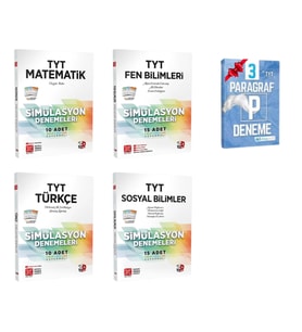 TYT Matematik Fen Türkçe ve Sosyal Bilgiler Simülasyon Deneme