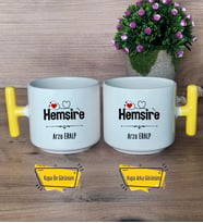 Hemşire Kupa Bardak T Sarı Kulplu Tıp Bayramı Hediyesi Hemşireler Günü Hediyesi