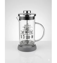Tasarım French Press - Filtre Kahve Ve Bitki Çayı Demliği 350 ml Gri