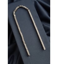 Hematit Doğal Taş Titanyum Rondela Kesim 6x3mm Dizi