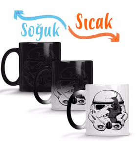 Stormtrooper Sihirli Kupa Bardak Porselen