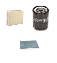 Bosch Filtre Bakım Seti Audi A4 1.8 T Benzinli 2001-2004 Hava + Yağ f. + Polen Filtre Sardes