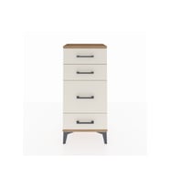 Arges Komodin 4 Çekmeceli 44x30x96 Çam-Aytaşı