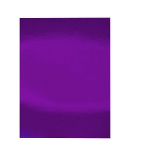 Aynalı Metalik Metalize Fon Kartonu Mor 50x70cm 1 Adet (Tek Renk)