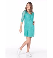 Busa Hamile Dantel Elbise Mintyeşili (Mint Yeşili)