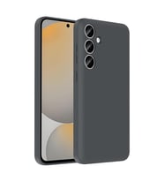 Samsung Galaxy A55 Kılıf İçerisinden Kartlık Hazneli Vitra Kapak (Gri)