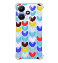 PrintiFy İnfinix Hot 30i Uyumlu Water Color 1 Baskılı Şeffaf Köşe Korumalı Antişok Kılıf