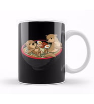 Kawaii Otter Japanese Ramen Noodles Soup Otter Lover Kupa Bardak Porselen
