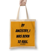 Nelson Mandela Quotes Art Gift - Vintage Retro Style Bez Çanta Uzun Saplı