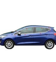 Ford Fiesta Cam Çıtası Kromu Nikelaj Komple 2018 Sonrası