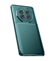 Realme 12 Pro Plus Kılıf Auto Focus Karbon Kapak - Koyu Yeşil