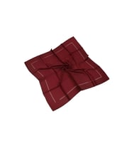 Mısırlı Eşarpları Kristal Devore Jakarlı Eşarp (Bordo)