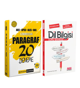 Pegem KPSS Ezberbozan Paragraf Deneme ve AKM Dil Bilgisi Soru Bankası Seti 2 Kitap