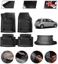 Toyota Yaris 2005-2013  Uyumlu Paspas Araca Özel Bagaj Havuzu MBS Siyah