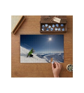 Kayak- Uludağ- Spor-Eğlence Tasarımı 240 parça Ahşap Puzzle Ahşap Kutuda MP00533