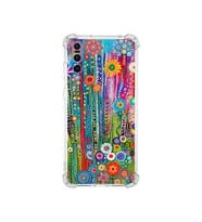 PrintiFy Huawei P20 Pro ile Uyumlu Düşlerin Dansı Serisi Folklorik Bahçe Tasarımlı Uv Baskılı Köşe Korumalı Antişok Kılıf