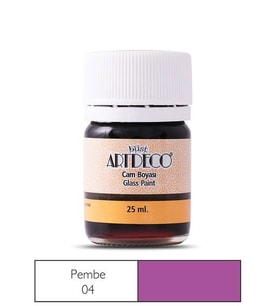 Artdeco Cam Vitray Boyası 25 ml. 04 PEMBE 