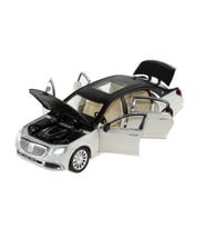 1:24 Ölçek Die-cast Model Metal Araba Süper Sedan Siyah Işıklı