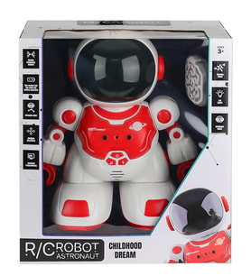 Pasifik Toys Uzaktan Kumandalı Akıllı Astronot Robot Işıklı Sesli Kırmızı DB05