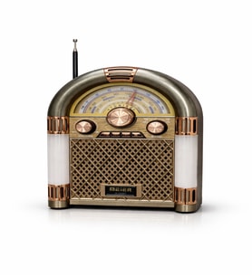 Ultratekno M-68BT Nostaljik Bluetooth Radyo – Retro Jukebox Tasarım, FM/AM/SW 3 Band, USB & TF Kart Girişli, Şarjlı Taşınabilir Işıklı Müzik Kutusu