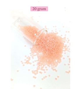 Dökme Cam Kum Boncuk (11/0) 2 mm - 20 Gram - Pudra - BNC025