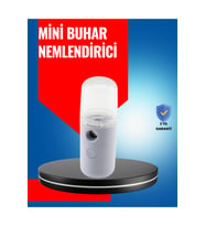 Mini Şarjlı Buhar Nemlendirici – Taşınabilir, Enerji Tasarruflu, Kablosuz Kullanım