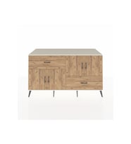 Kronos Konsol 3 Raflı 2 Çekmeceli 4 Kapaklı 176x59x99 Aytaşı-Çam
