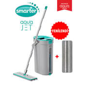 Aqua Jet Yedekli Temizlik ve Su Ayırma Tableti Mop Seti