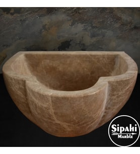 Sipahi Marble Emperador D Model Özel Tasarım Kurna