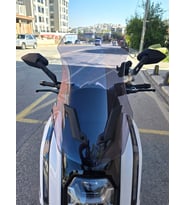 MOTOCAM Dofern JDF 250 T Ön Cam 2024-2026 Model 60cm Füme Renkli 4mm UZUN