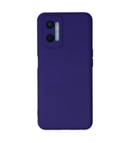 Oppo A96 Kılıf Nano İçi Kadife Silikon - Mor