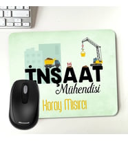 Kişiye Özel İnşaat Mühendisine Özel Mouse Pad
