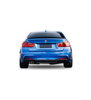 Btg BMW 3 Serisi F30 2012 Sonrası M Performance Soldan Çift Çıkış Difüzör (Taiwan)