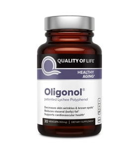 Oligonol Made from lychee fruit and green tea 30 Veg. Capsules