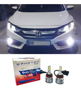 Honda Civic FC5 Led Xenon Sis Far Ampulü H11 Duo Yeni Seri Beyaz