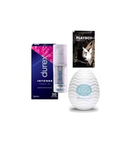 Durex Intense Kadın Uyarıcılı Jel + Egg Wavy Erkeklere Cep Tipi Mastürbatör + Hediye