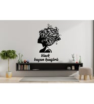 Bayan Kuaförü Ahşap Tablo