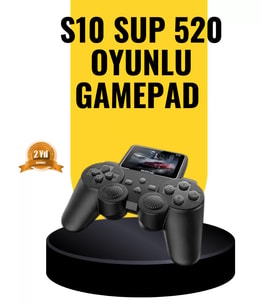 2025 A Kalite S10 Gamepad 520 Oyunlu Tv Bağlantılı Atari Konsolu